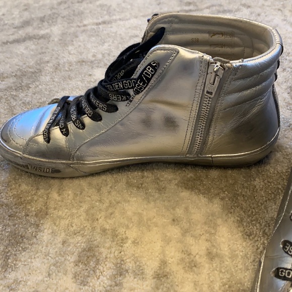 Golden Goose High Top Silver Limited Edition - Picture 3 of 6